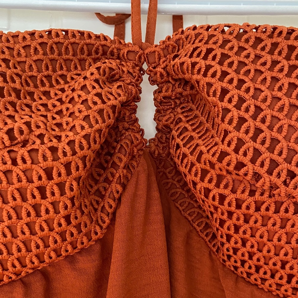 No Boundaries Rust Maxi Dress. Never worn - Picture 7 of 7